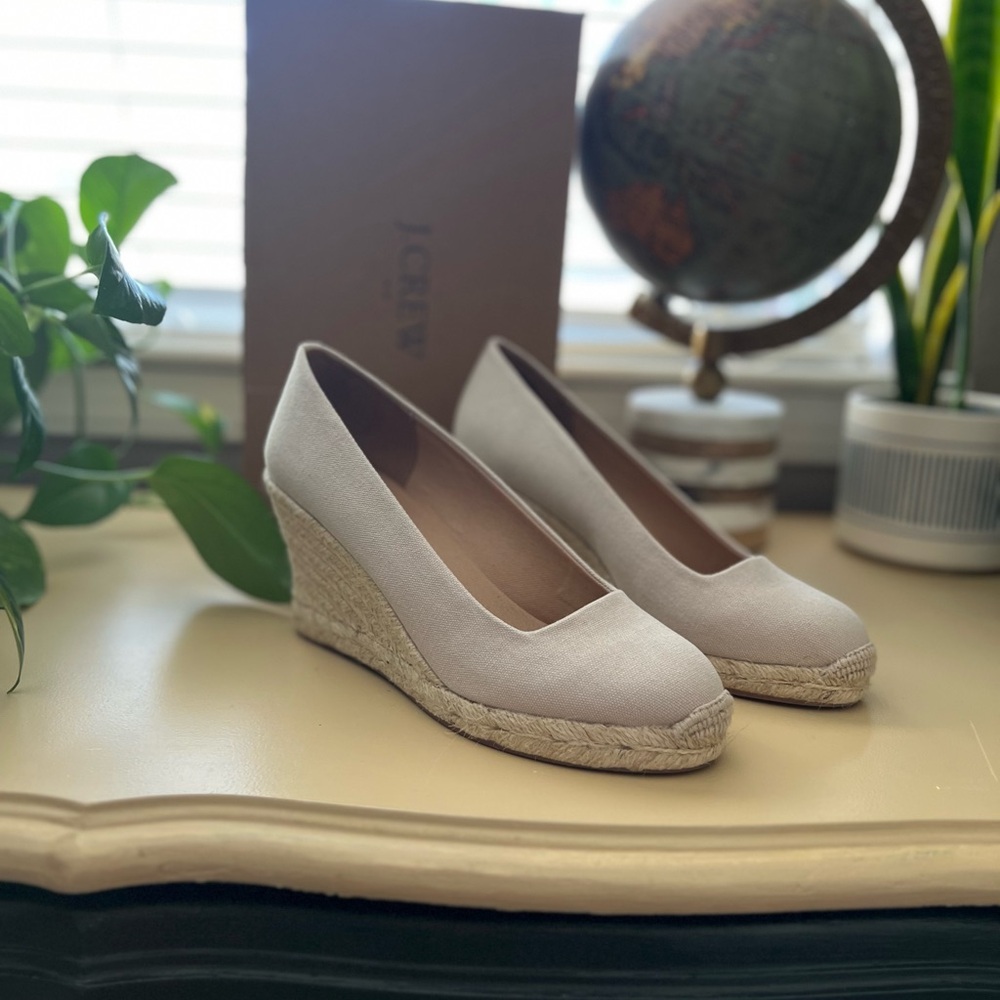 J. Crew espadrille wedge